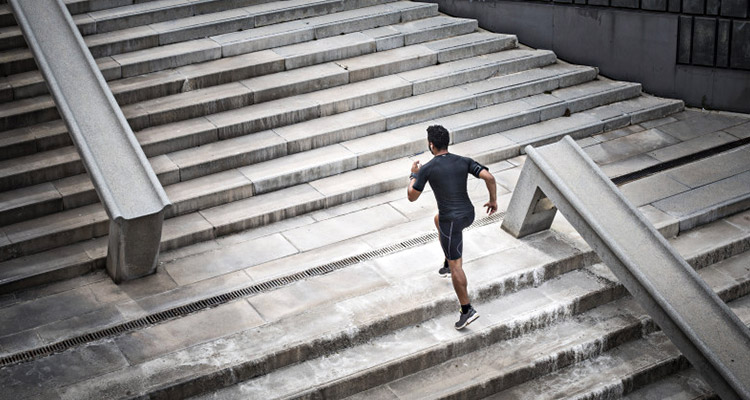 Climb the stairs to stay fit